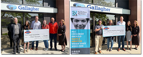 2023 OGI HOCKEY cheque presentation